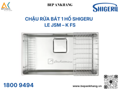  Chậu Rửa Bát 1 hố Shigeru - LE JSM – K FS - Hố vuông - Bề mặt hạt LE độc quyền
